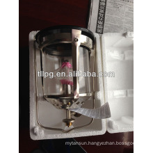 Portable lpg gas / butane gas lamp with glass lampshade for fisherman for sale